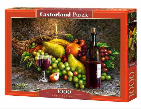 пазли castorland 1000 елементів 104604 fruit and wine Ціна (цена) 205.40грн. | придбати  купити (купить) пазли castorland 1000 елементів 104604 fruit and wine доставка по Украине, купить книгу, детские игрушки, компакт диски 0