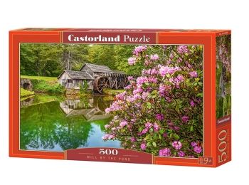 пазли castorland 500 елементів mill by the pond артикул 53490