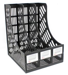 лоток пластиковий вертикальний 3 відділення чорний лоток пластиковий вертикальний 3 відділення чорний