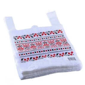 ПАКЕТ МАЙКА номер 3 в асортименті розмір 30х50см ЕКО 30 літрів