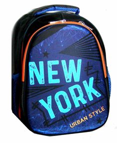Рюкзак Leader 972581 шкільний EVA фасад "Нью-Йорк" 37х29х18,5 см