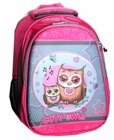 Рюкзак Leader 972584 шкільний EVA фасад "Сови" 37х29х18,5 см