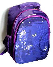 Рюкзак Leader 972587 шкільний EVA фасад "Париж" 37х29х18,5 см