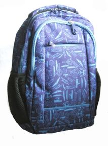 Рюкзак Leader 980750 California Б, фіолетовий з синіми надписами 42х29х15см Рюкзак Leader 980750 California Б, фіолетовий з синіми надписами 42х29х15см