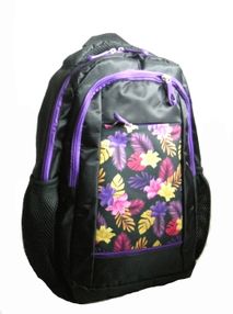 Рюкзак Leader 980754 California Б, квіти з листочками 42х29х15см Рюкзак Leader 980754 California Б, квіти з листочками 42х29х15см