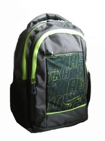 Рюкзак Leader 980761 California Б, сірий з зеленими надписами 42х29х15см Рюкзак Leader 980761 California Б, сірий з зеленими надписами 42х29х15см