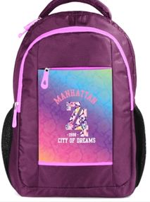 Рюкзак Leader 980764 California Б, фіолетово-рожевий Манхетен 42х29х15см Рюкзак Leader 980764 California Б, фіолетово-рожевий Манхетен 42х29х15см
