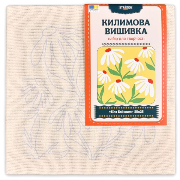 Вишивка килимова 25х25 CCX2525-16 Біла Ехінацея Strateg Ціна (цена) 276.21грн. | придбати  купити (купить) Вишивка килимова 25х25 CCX2525-16 Біла Ехінацея Strateg доставка по Украине, купить книгу, детские игрушки, компакт диски 1
