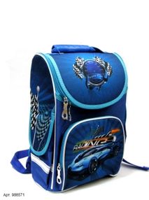 Рюкзак Leader 988571 Smile Синій спорткар 33*26*16см Рюкзак Leader 988571 Smile Синій спорткар 33*26*16см