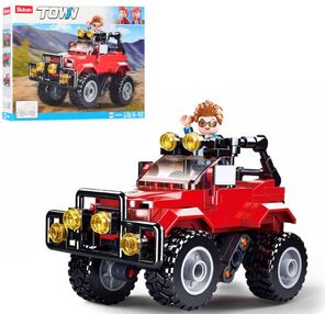 конструктор sluban джип фігурка 136 деталей m38-b0902