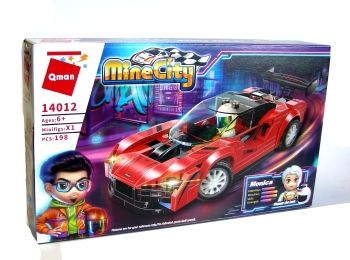 ИД Конструктор 14012 гонка Qman MineCity 198ел