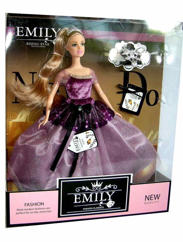 лялька Emily 29 см з аксесуарами QJ081/081D Ціна (цена) 195.90грн. | придбати  купити (купить) лялька Emily 29 см з аксесуарами QJ081/081D доставка по Украине, купить книгу, детские игрушки, компакт диски 1