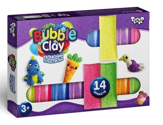 пластилін кульковий 14 кольорів  Bubble clay    артикул ВВС-05-01U Ціна (цена) 78.80грн. | придбати  купити (купить) пластилін кульковий 14 кольорів  Bubble clay    артикул ВВС-05-01U доставка по Украине, купить книгу, детские игрушки, компакт диски 0