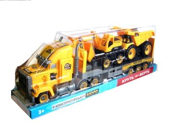 конструктор 8858 трейлер на шурупах