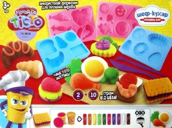 тісто для ліплення Master Do 12 кольорів Седвіч-бар Шеф-кухар тісто для ліплення Master Do 12 кольорів Седвіч-бар Шеф-кухар
