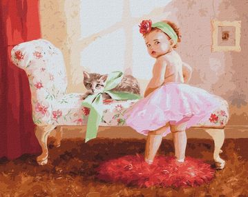 Розпис по номерах 40х50 КНО2376 Подарунок принцесі "Ідейка"