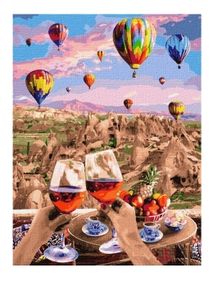 Розпис по номерах 40х50 КНО2837 Чарівна Кападокія "Ідейка"