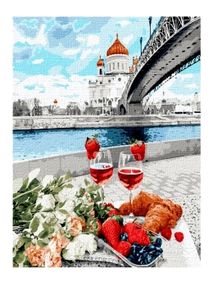 Розпис по номерах 40х50 КНО3586 Романтичний пікнік "Ідейка"