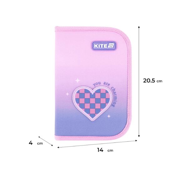 Пенал Kite 1 відділення 1 відворот Сharming K26-621-1 Ціна (цена) 416.50грн. | придбати  купити (купить) Пенал Kite 1 відділення 1 відворот Сharming K26-621-1 доставка по Украине, купить книгу, детские игрушки, компакт диски 1