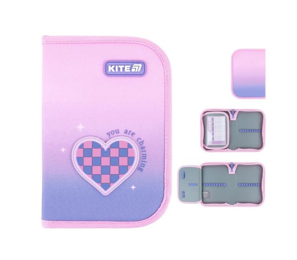 Пенал Kite 1 відділення 1 відворот Сharming K26-621-1 Ціна (цена) 416.50грн. | придбати  купити (купить) Пенал Kite 1 відділення 1 відворот Сharming K26-621-1 доставка по Украине, купить книгу, детские игрушки, компакт диски 2
