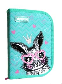 Пенал Kite К21-621-1 1 від., 1 відв. без наповн Cute Bunny