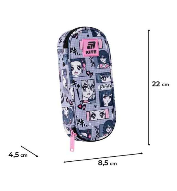 Пенал Kite Anime Girl K25-599-9 Ціна (цена) 452.30грн. | придбати  купити (купить) Пенал Kite Anime Girl K25-599-9 доставка по Украине, купить книгу, детские игрушки, компакт диски 1