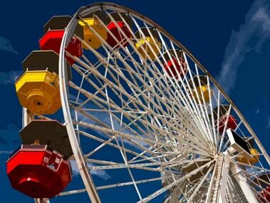 Розпис по номерах 40х50 11204-АС Колесо огляду "Art Craft" арт крафт