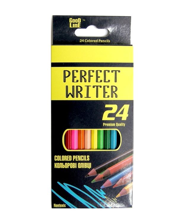 олівець 24 кольори   Perfect Writer GOOD LINE Ціна (цена) 68.90грн. | придбати  купити (купить) олівець 24 кольори   Perfect Writer GOOD LINE доставка по Украине, купить книгу, детские игрушки, компакт диски 1