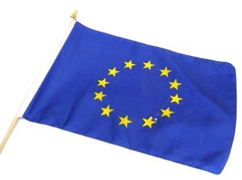 Прапор Євросоюза (на дерев'яній паличці) Прапор Євросоюза (на дерев'яній паличці)