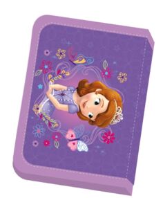 Пенал 2 ма відворотами Disney Sofia 21 х 13,5 х 4 см 931098