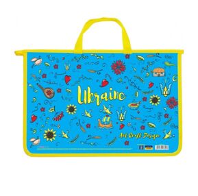 портфель а4 пластиковий на блискавці принти та кольори Beauty / Princess