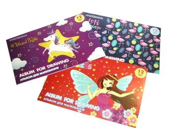 Альбом 12 аркушів  на скобі    "CFS"