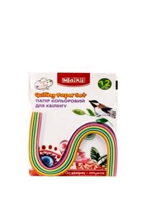 папір для квілінгу МХ61944 12 кольорів 120 смужок 7ммх420мм