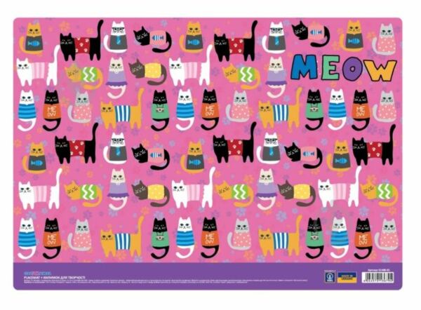 Килимок для дитячої творчості Funny Cats CF69001-05 Ціна (цена) 32.30грн. | придбати  купити (купить) Килимок для дитячої творчості Funny Cats CF69001-05 доставка по Украине, купить книгу, детские игрушки, компакт диски 0