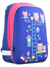 Рюкзак каркасний YES 554495 Н-12 Owl blue 38х29х15см