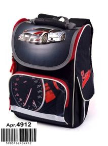 Рюкзак короб Ranec 4912 Белая машина 35х25х13см