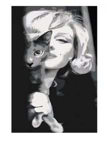 Розпис по номерах 30х50 КНО2667 Витончена Мерлін "Ідейка"