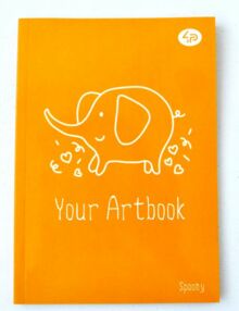 Блокнот А5 64 аркушів Artbook SPOONY Elephant