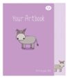 блокнот А6 48аркушів Artbook donkey Ціна (цена) 15.90грн. | придбати  купити (купить) блокнот А6 48аркушів Artbook donkey доставка по Украине, купить книгу, детские игрушки, компакт диски 1