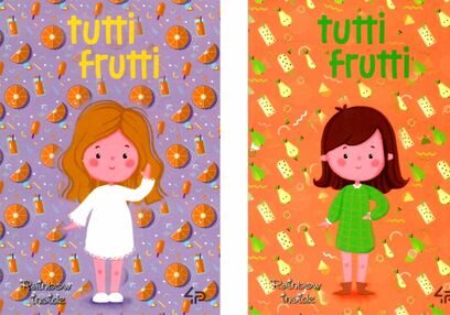 Блокнот А6 48 аркушів Rainbow tutti frutti note Orange/Kiwi/Watermelon в асорт
