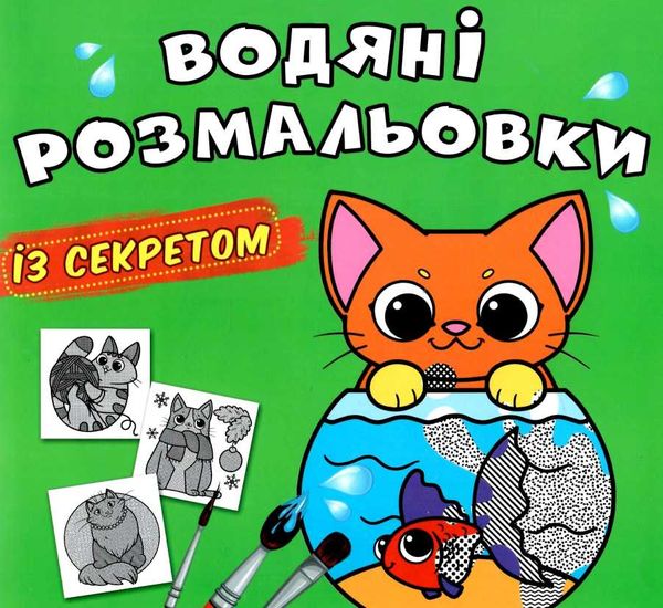 розмальовки водяні із секретом кішечка Ціна (цена) 15.90грн. | придбати  купити (купить) розмальовки водяні із секретом кішечка доставка по Украине, купить книгу, детские игрушки, компакт диски 0