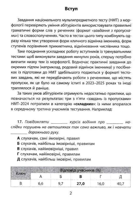 3000 врав та завдань Українська мова НМТ іменник Ціна (цена) 46.00грн. | придбати  купити (купить) 3000 врав та завдань Українська мова НМТ іменник доставка по Украине, купить книгу, детские игрушки, компакт диски 3