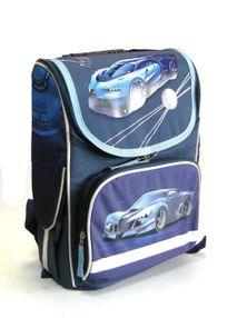 Рюкзак каркасний Ranec 4932 Синє авто 35х25х13см