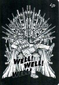 Блокнот А6 48 аркушів Чорна серія Well