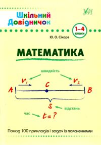 математика 1-4 класи  Шкільний довідничок