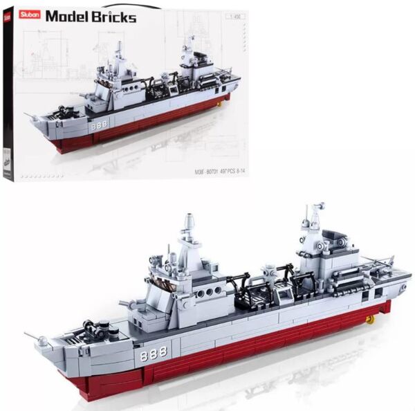 Конструктор sluban Військовий корабель літак 497 деталей М38-В0701 Ціна (цена) 728.74грн. | придбати  купити (купить) Конструктор sluban Військовий корабель літак 497 деталей М38-В0701 доставка по Украине, купить книгу, детские игрушки, компакт диски 0