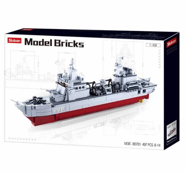 Конструктор sluban Військовий корабель літак 497 деталей М38-В0701 Ціна (цена) 728.74грн. | придбати  купити (купить) Конструктор sluban Військовий корабель літак 497 деталей М38-В0701 доставка по Украине, купить книгу, детские игрушки, компакт диски 1