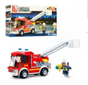 конструктор sluban fire пожежний транспорт 136 деталей m38-b0632