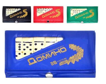 доміно  карманне в чохлі     артикул  m 0002