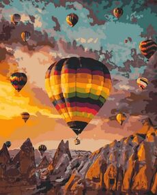 Розпис по номерах 40х50 10503-АС Повітряні кулі Каппадокії "Art Craft" арт крафт